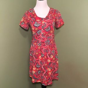 HERING Floral Print Collared Dress
